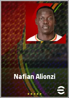 Nafian Alionzi eFootball 2026 player card, 63 OVR GK