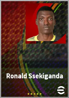 Ronald Ssekiganda eFootball 2026 player card, 63 OVR DMF