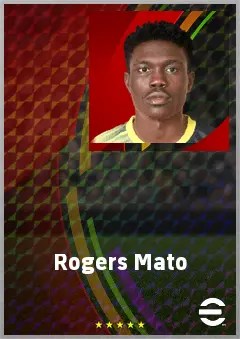 Rogers Mato eFootball 2026 player card, 67 OVR LWF