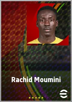 Rachid Moumini eFootball 2026 player card, 65 OVR RB