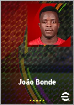 João Bonde eFootball 2026 player card, 67 OVR AMF