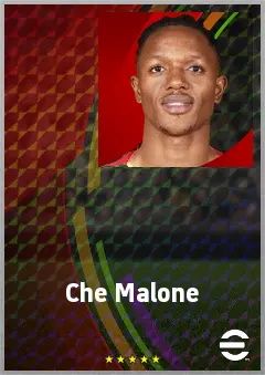 Che Malone eFootball 2026 player card, 71 OVR CB