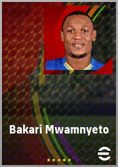 Bakari Mwamnyeto eFootball 2026 player card, 67 OVR CB