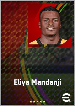 Eliya Mandanji eFootball 2026 player card, 63 OVR CF