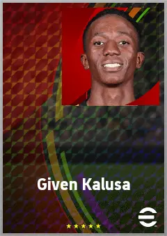 Given Kalusa eFootball 2026 player card, 62 OVR AMF