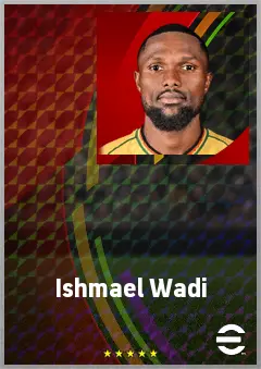 Ishmael Wadi eFootball 2026 player card, 64 OVR RWF
