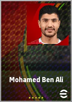Mohamed Ben Ali eFootball 2026 player card, 68 OVR RB