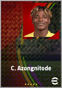 C. Azongnitode eFootball 2026 player card, 64 OVR CB