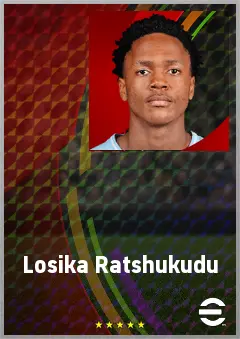 Losika Ratshukudu eFootball 2026 player card, 61 OVR AMF