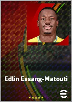 Edlin Essang-Matouti eFootball 2026 player card, 67 OVR CF