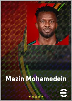 Mazin Mohamedein eFootball 2026 player card, 64 OVR LB