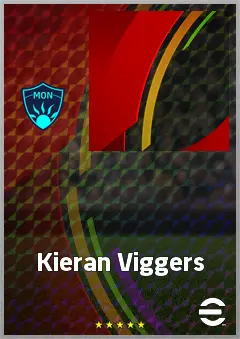 Kieran Viggers eFootball 2026 player card, 73 OVR CMF