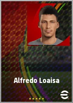 Alfredo Loaisa eFootball 2026 player card, 58 OVR DMF