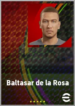 Baltasar de la Rosa eFootball 2026 player card, 60 OVR LMF