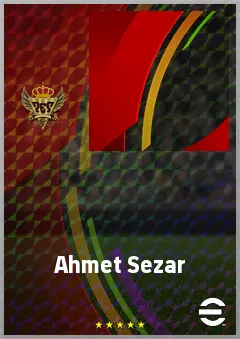 Ahmet Sezar eFootball 2026 player card, 74 OVR CB