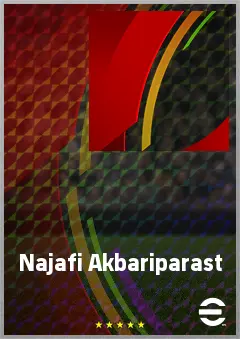 Najafi Akbariparast eFootball 2026 player card, 70 OVR GK