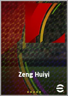 Zeng Huiyi eFootball 2026 player card, 72 OVR CB