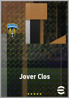Jover Clos eFootball 2026 player card, 71 OVR CB
