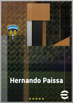 Hernando Paissa eFootball 2026 player card, 71 OVR CF