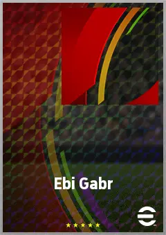 Ebi Gabr eFootball 2026 player card, 72 OVR CMF