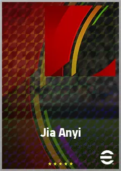 Jia Anyi eFootball 2026 player card, 70 OVR LB