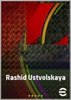 Rashid Ustvolskaya eFootball 2026 player card, 70 OVR CMF