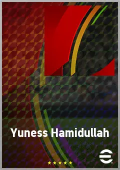 Yuness Hamidullah eFootball 2026 player card, 73 OVR CMF