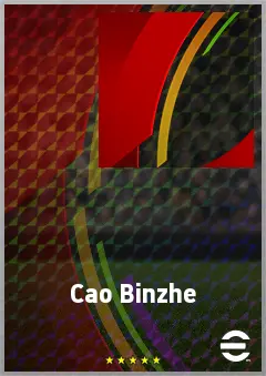 Cao Binzhe eFootball 2026 player card, 70 OVR RMF