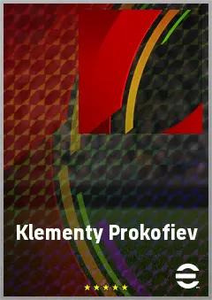 Klementy Prokofiev eFootball 2026 player card, 67 OVR CF