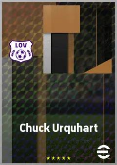 Chuck Urquhart eFootball 2026 player card, 69 OVR DMF