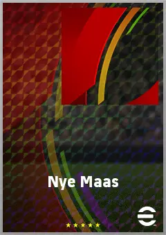 Nye Maas eFootball 2026 player card, 71 OVR CB