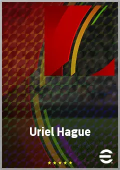 Uriel Hague eFootball 2026 player card, 73 OVR CMF
