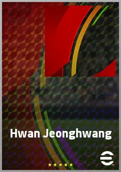 Hwan Jeonghwang eFootball 2026 player card, 67 OVR CMF