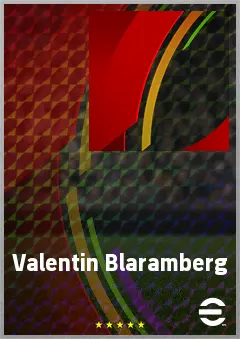 Valentin Blaramberg eFootball 2026 player card, 73 OVR DMF