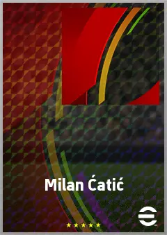 Milan Ćatić eFootball 2026 player card, 71 OVR CB