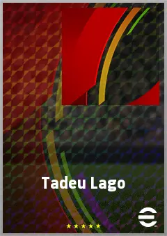 Tadeu Lago eFootball 2026 player card, 73 OVR CMF