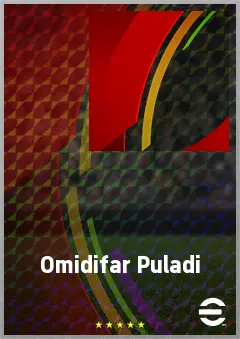 Omidifar Puladi eFootball 2026 player card, 69 OVR CB
