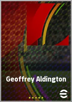 Geoffrey Aldington eFootball 2026 player card, 69 OVR CB