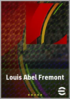Louis Abel Fremont eFootball 2026 player card, 74 OVR RB