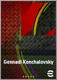 Gennadi Konchalovsky eFootball 2026 player card, 67 OVR CF