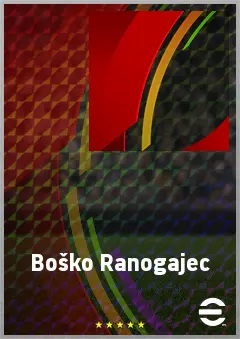 Boško Ranogajec eFootball 2026 player card, 71 OVR CB