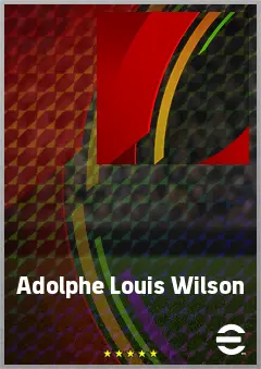 Adolphe Louis Wilson eFootball 2026 player card, 72 OVR RWF