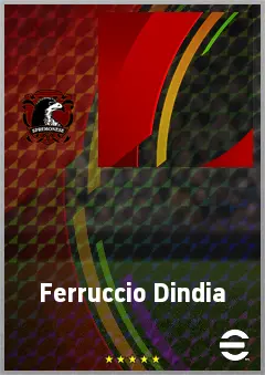 Ferruccio Dindia eFootball 2026 player card, 56 OVR DMF