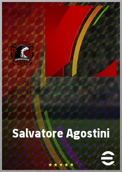 Salvatore Agostini eFootball 2026 player card, 60 OVR DMF