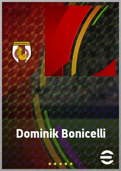 Dominik Bonicelli eFootball 2026 player card, 57 OVR LMF
