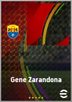 Gene Zarandona eFootball 2026 player card, 55 OVR LWF