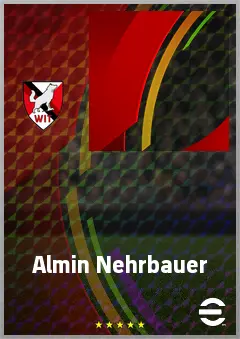 Almin Nehrbauer eFootball 2026 player card, 57 OVR RMF