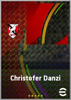 Christofer Danzi eFootball 2026 player card, 60 OVR DMF