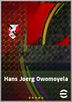 Hans Joerg Owomoyela eFootball 2026 player card, 55 OVR SS