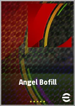 Angel Bofill eFootball 2026 player card, 57 OVR AMF